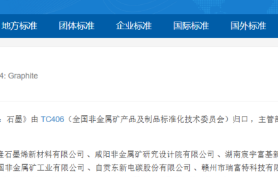 国标造订|草拟石墨国度尺度 九洲国际官网以尺度创新赋能产业高质量发展